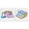 Stupell Industries Vintage Rotary Phone Typewriter Drawing 2 pc Canvas Wall Art Set Design by June Erica Vess